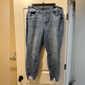 Judy Blue Released Waist Detail Skinny Jean